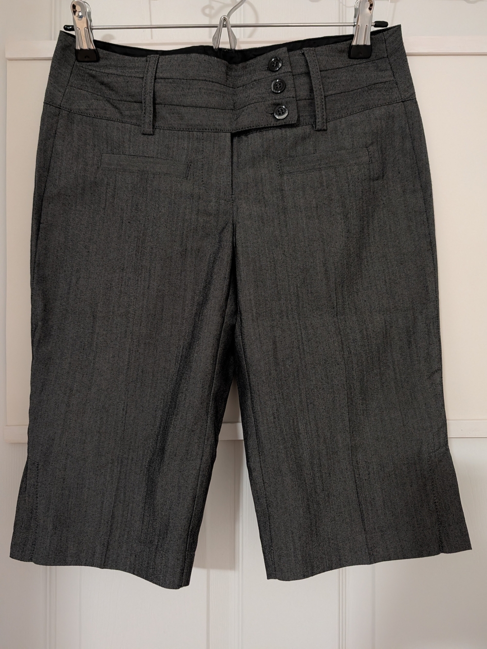 Tracy Evans Charcoal Tailored Bermuda Shorts